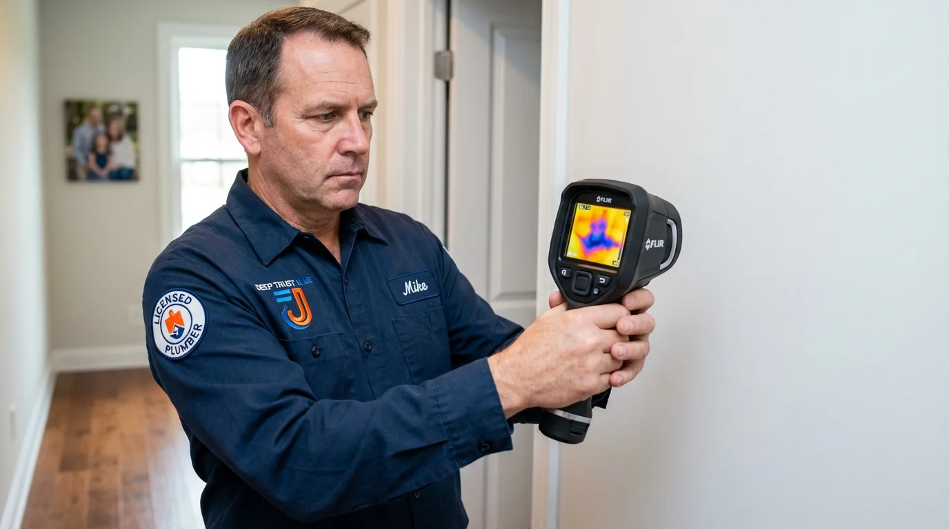 Thermal imaging leak detection by Johns Plumbing LLC in Smethport